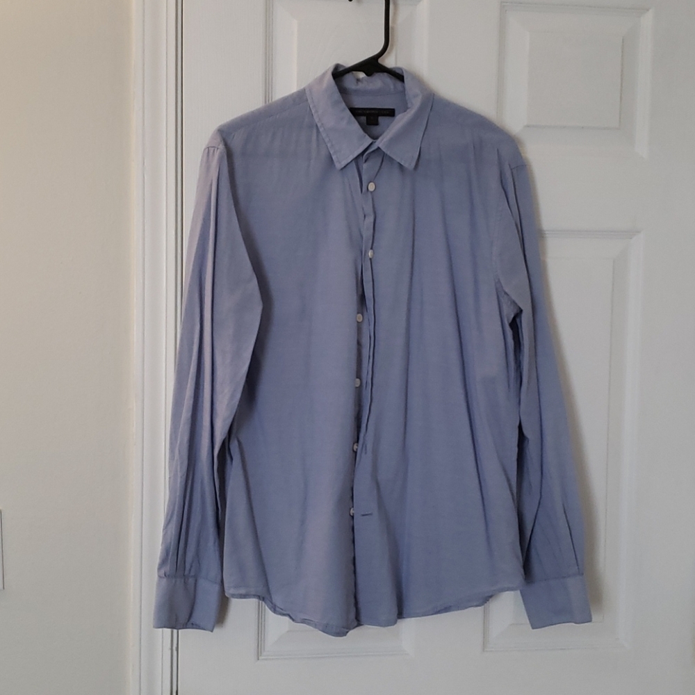 Men's casual cotton button up shirt